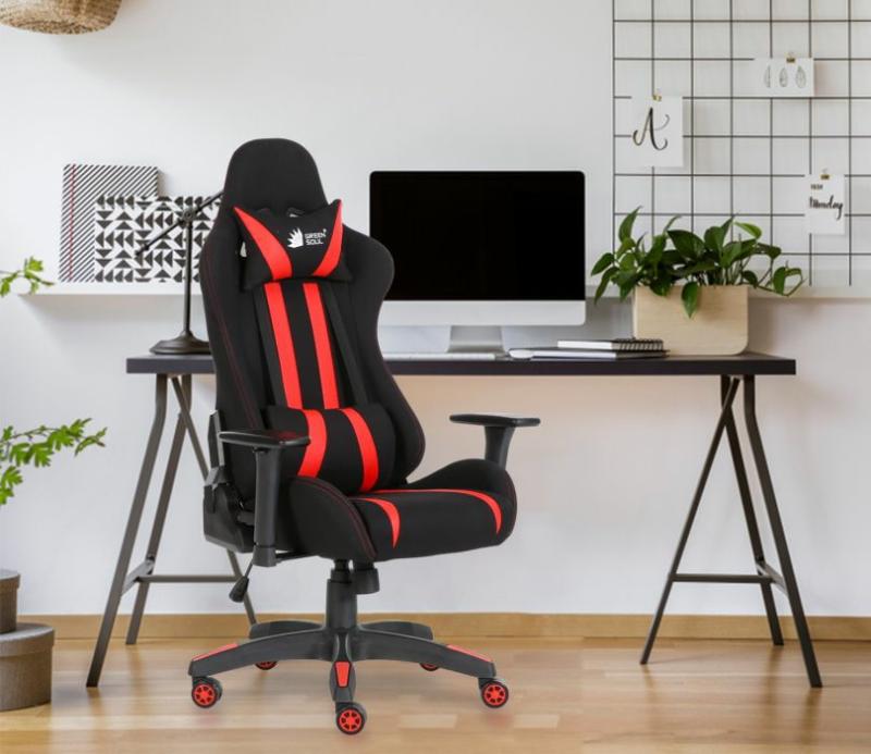 Beast Pu Leather Butterfly Mechanism Gaming Chair (Red) Gaming Chairs