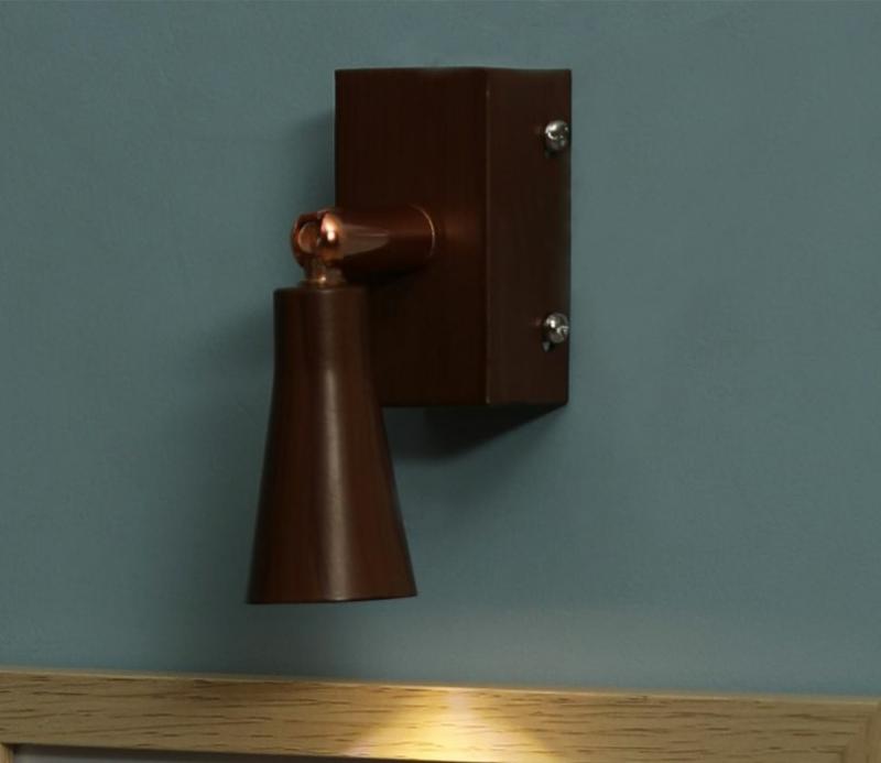 Brown Metal Picture Light Ceiling Lights