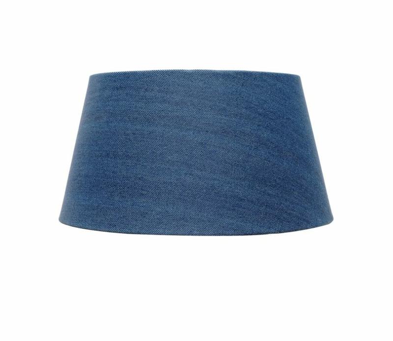 Cotton Lamp Shade (Dark Blue) Lamp Shades