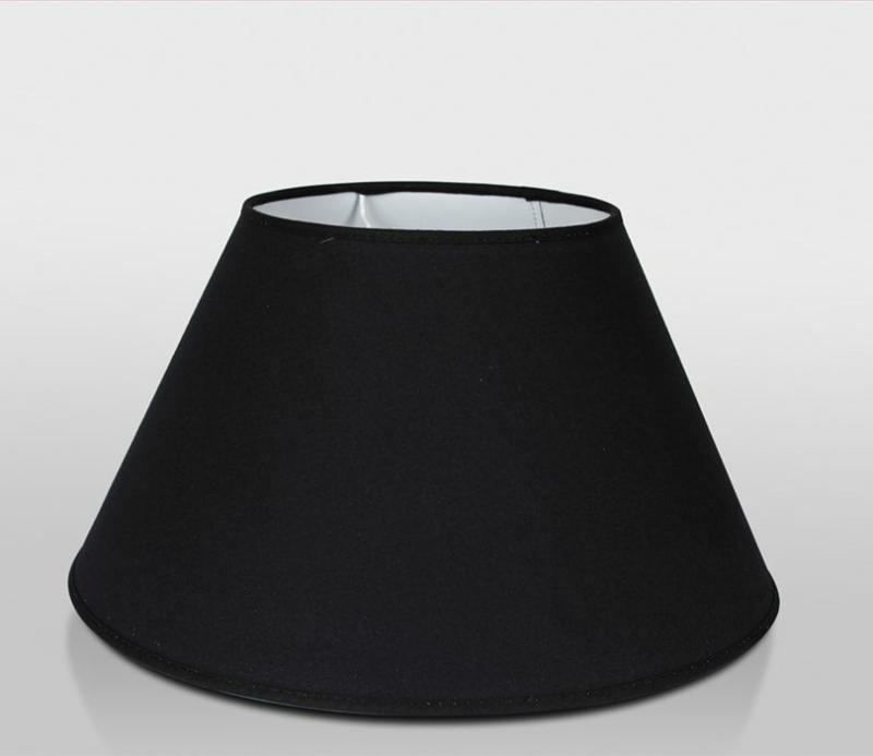 Cotton Lamp Shade In Finish (Black) Lamp Shades