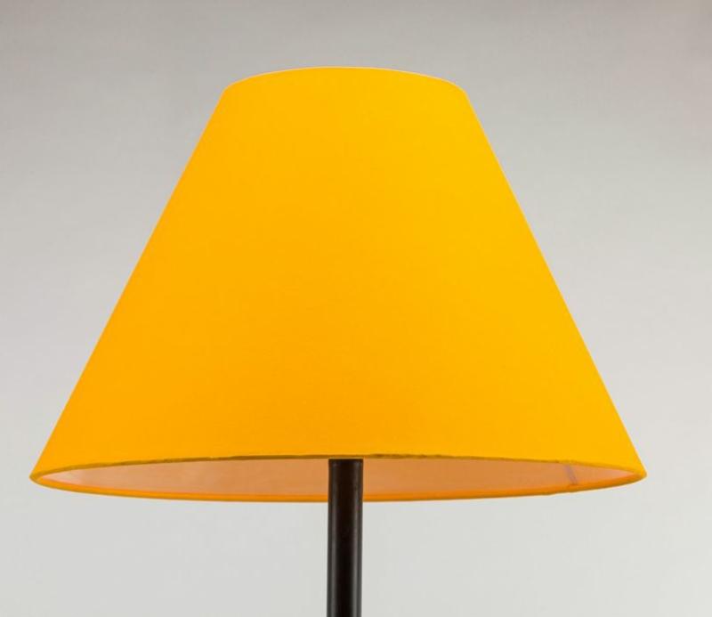 Dakota Lampshade With Poplin Fabric In Yellow Color Lamp Shades