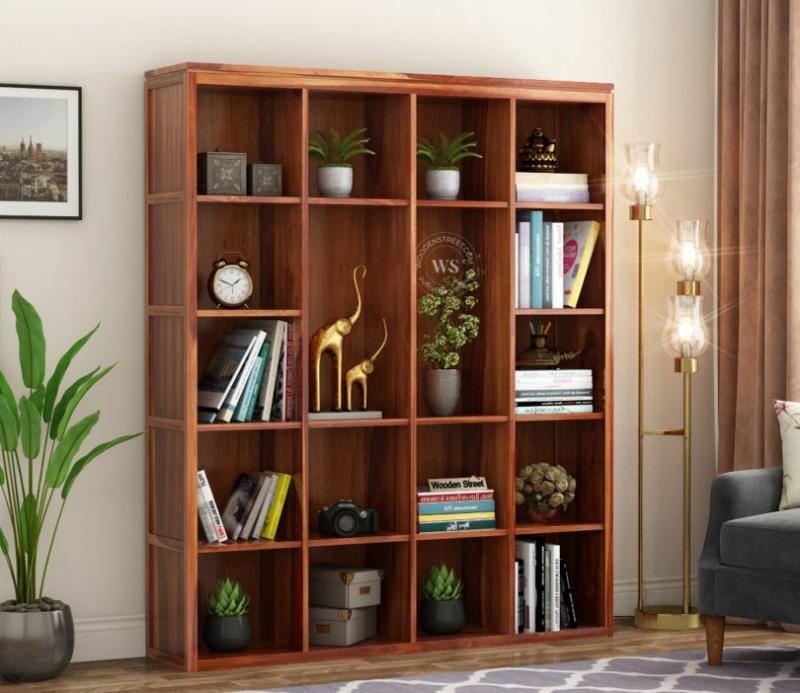 Fanny Bookshelf (Honey Finish) Bedroom Storage