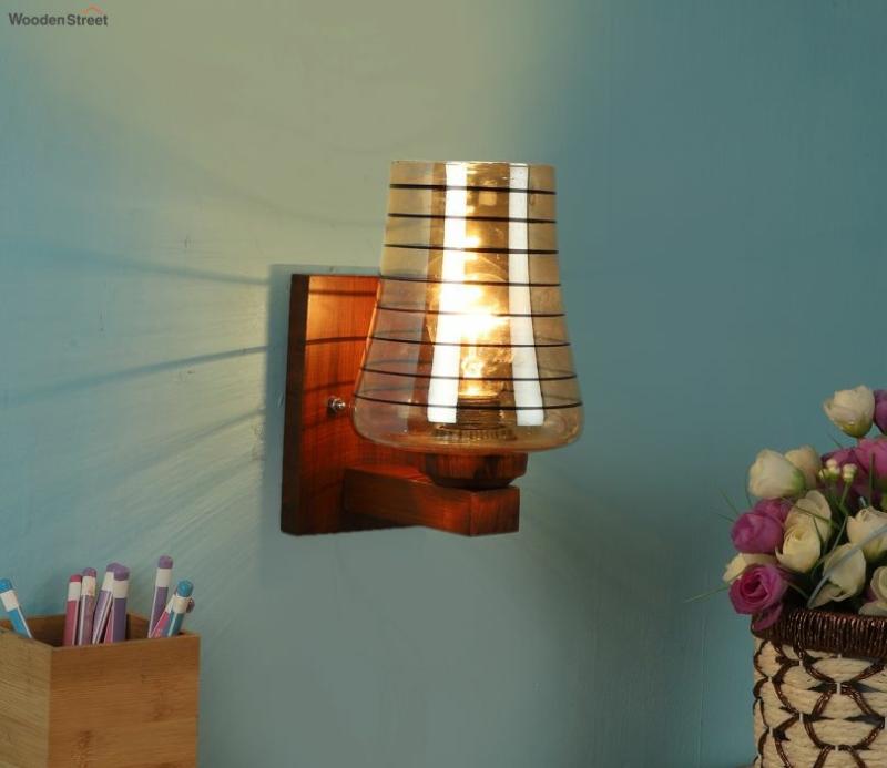 Feeble Brown Iron Wall Lights Without Bulb Lamps & Lighting