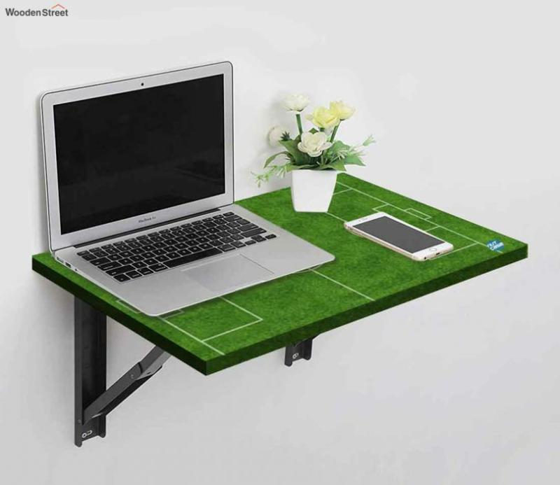 Football Field Designer Wall Mounted Folding Laptop Table Study & Office