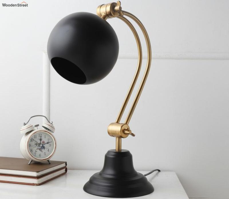 Gold Black Finish Globe Poulsen Double Adjustable Lamp Lamps