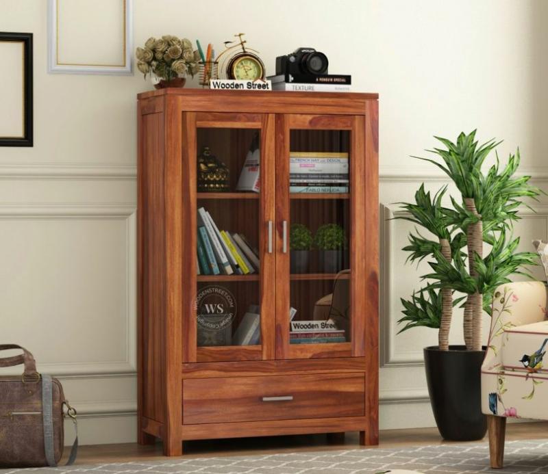 Heimo Bookshelf (Honey Finish) Bedroom Storage