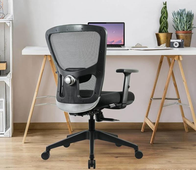 Jupiter Go Mid Back Evolutionary Ergonomic Office Chair (Black) Computer Chairs