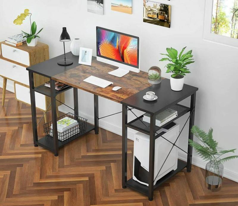 Orion Computer Table 55″ With Cpu Compartment (Black, S) Study & Office