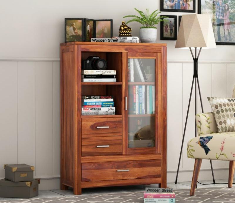 Pietro File Cabinet (Honey Finish) Office Cabinets