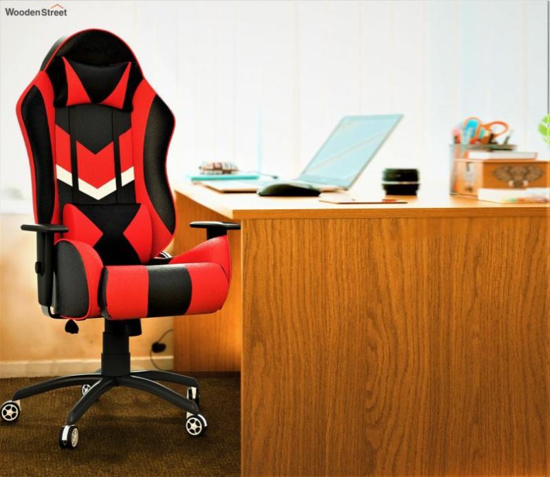 Red And Black Gold Series Ergonomic Gaming Chair Gaming Chairs