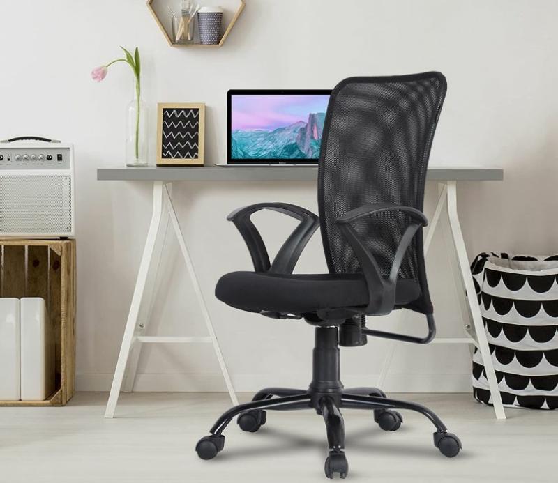 Seoul Mesh Ergonomic Upholstered High Back Office Chair (Black) Office Chairs