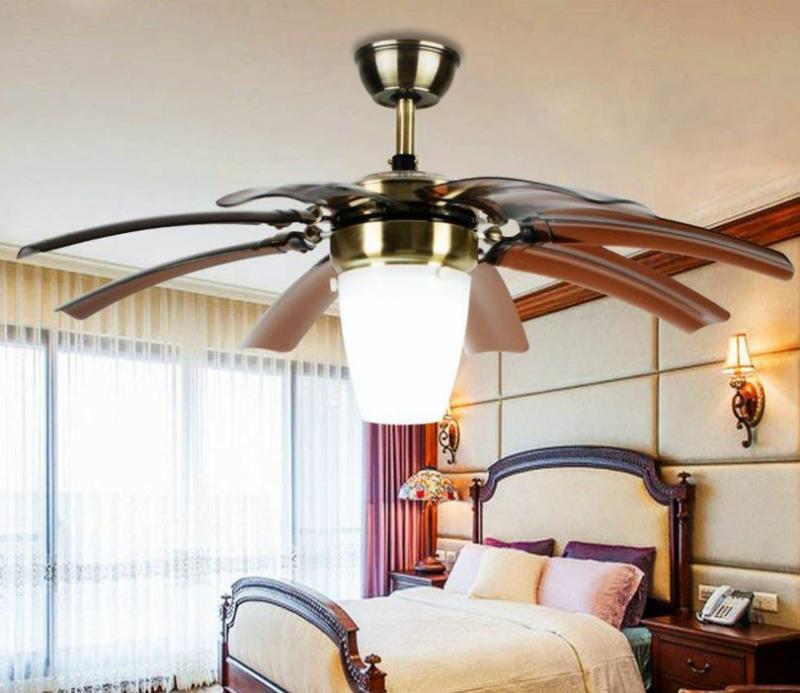 Susan Chandelier Fan With Three Colour Changing Lights Ceiling Lights