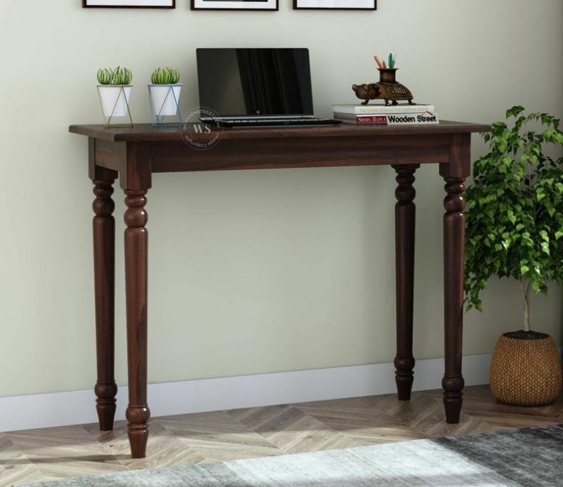 Velina Study Table (Walnut Finish) Study & Office