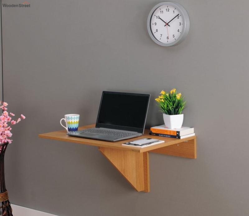 Wall Mounted Idesk With Ledge Folding Study Tables