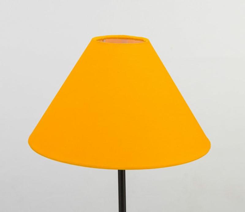 Henry Lampshade With Poplin Fabric In Yellow Color Lamp Shades